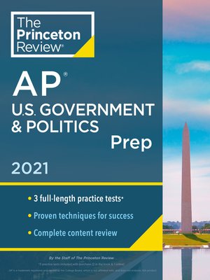 cover image of Princeton Review AP U.S. Government & Politics Prep, 2021